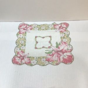 Vintage sheer ladies handkerchief